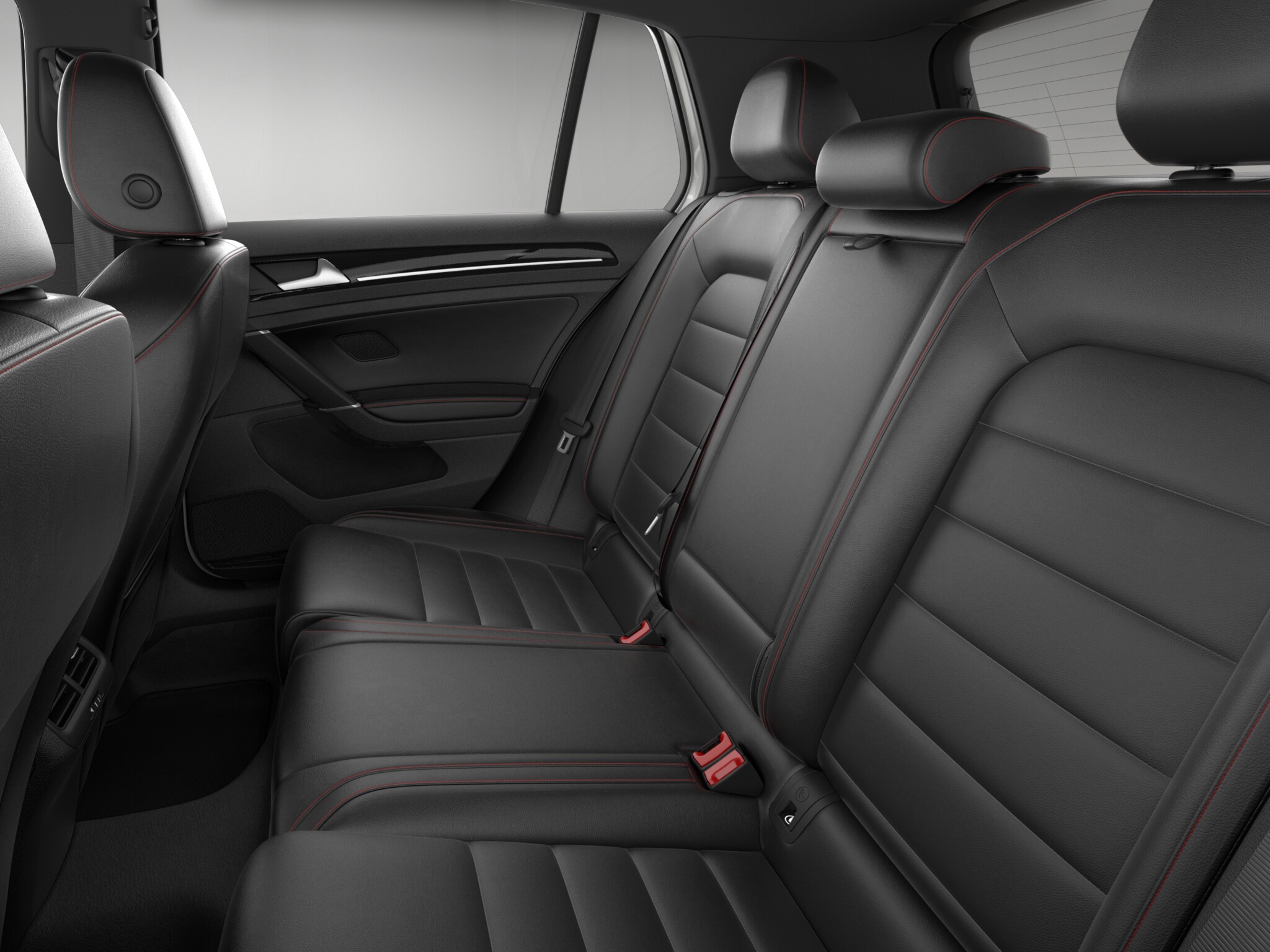Volkswagen Golf GTI Autobann 4 Door interior rear seat view