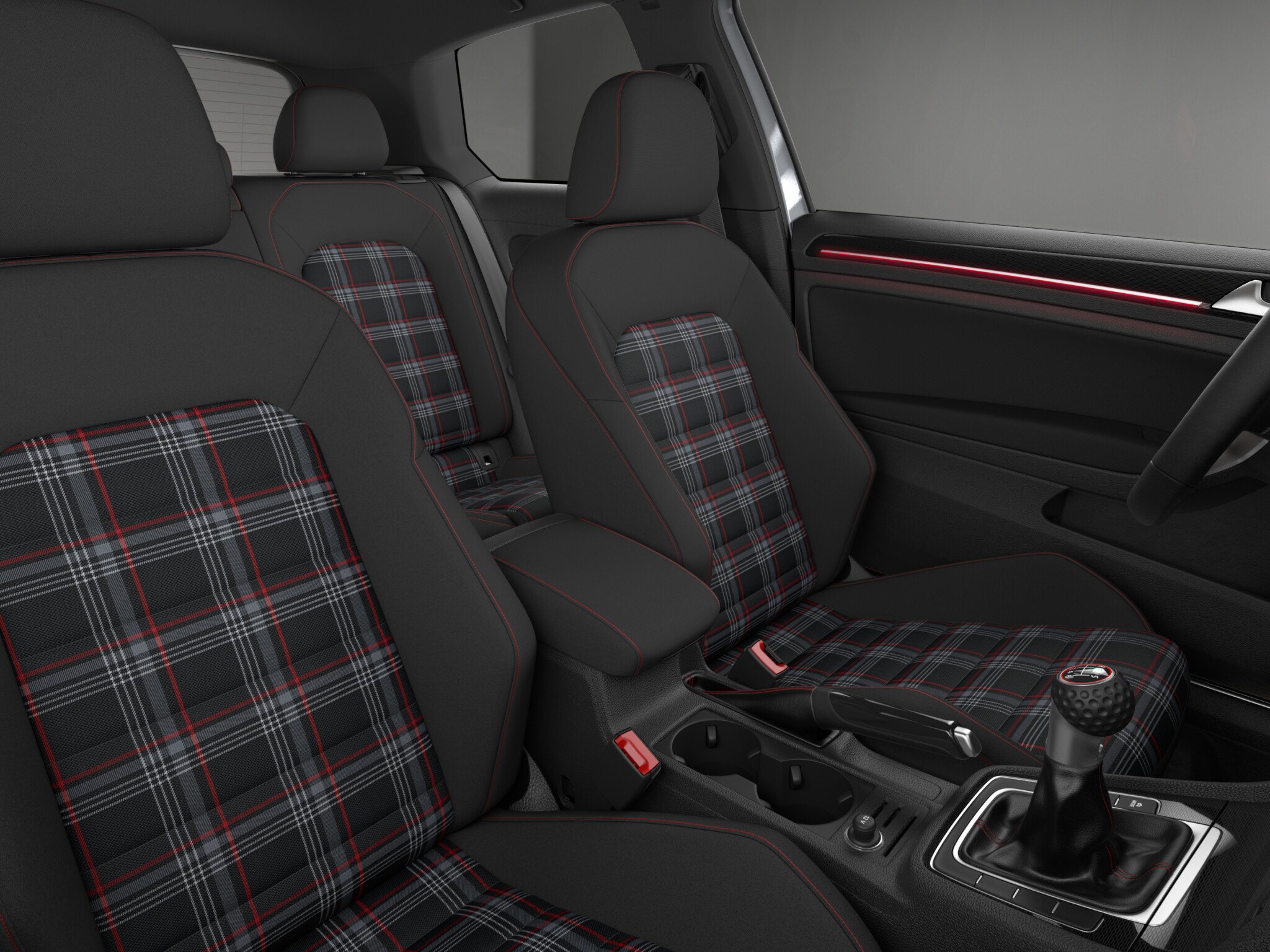Volkswagen Golf GTI S 2 Door interior front seat view