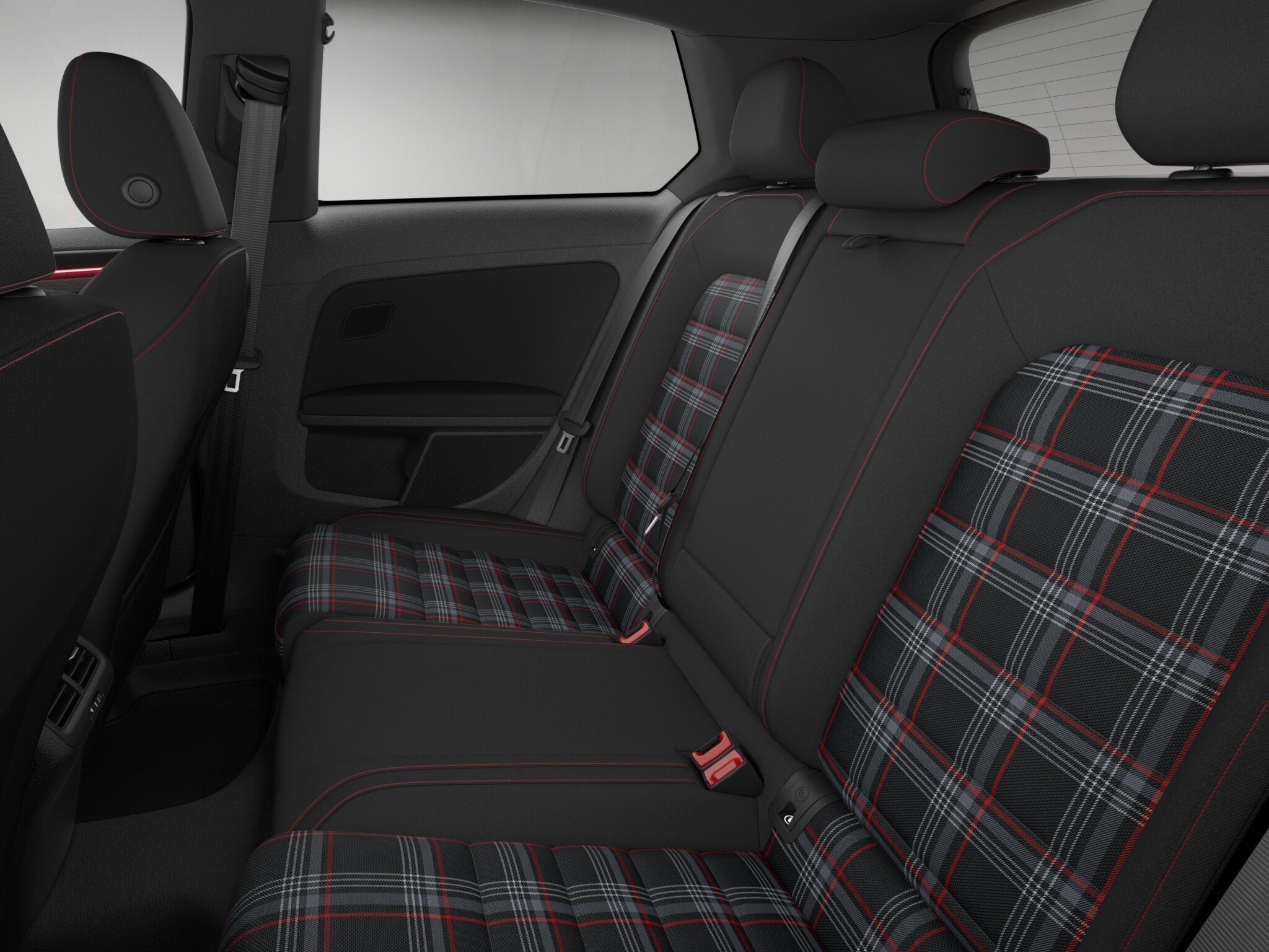 Volkswagen Golf GTI SE 2 Door W/Performance Exterior interior rear seat view