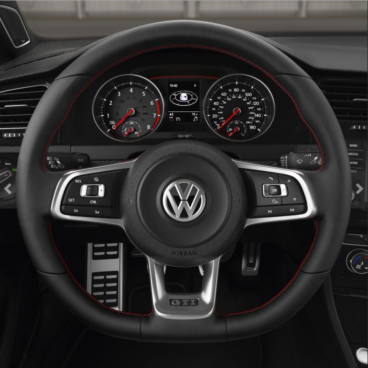 Volkswagen Golf GTI SE 2 Door interior front steering view