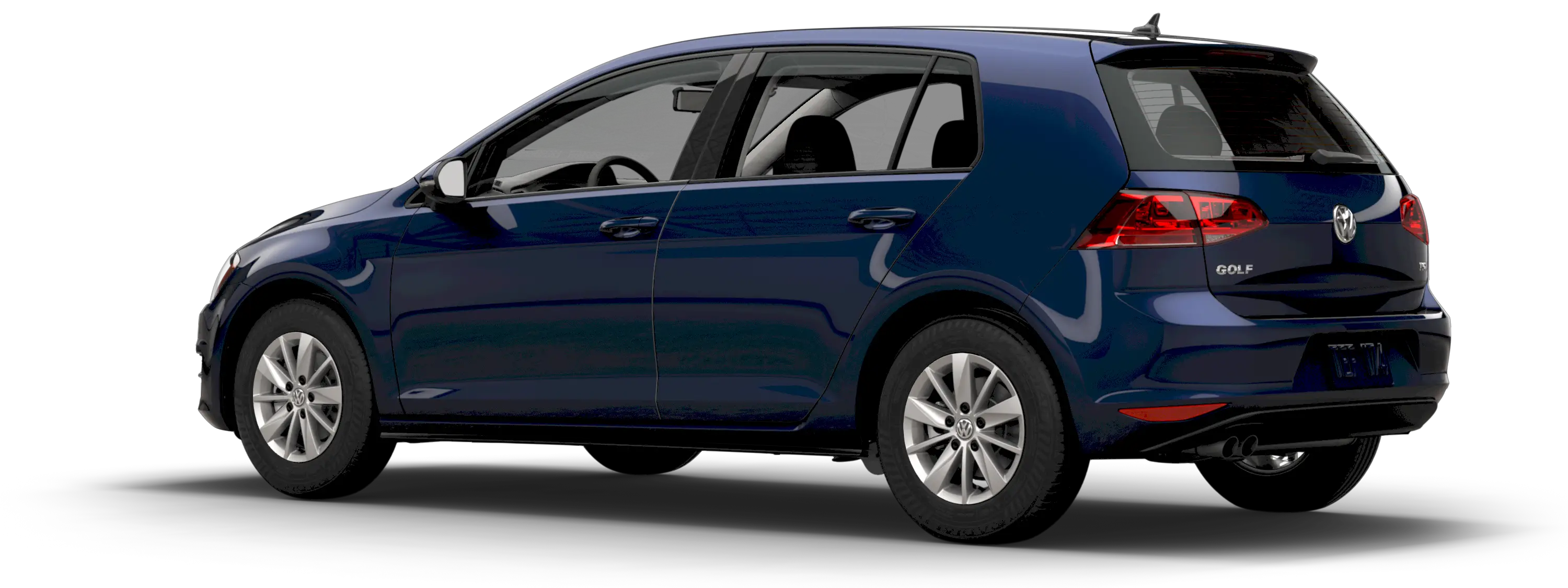Volkswagen Golf S With Sunroof rear cross view