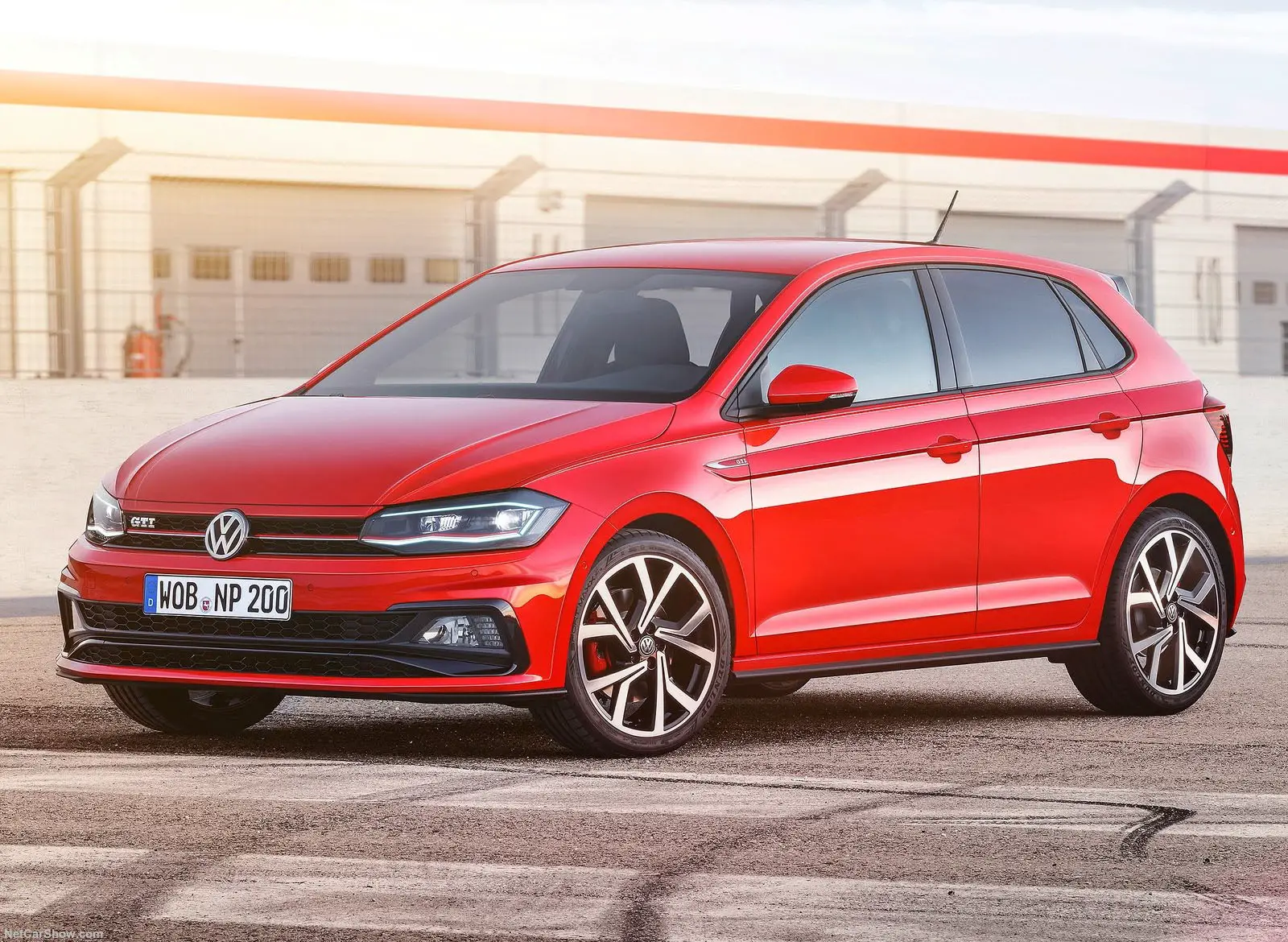 Volkswagen New Polo GTI front cross view
