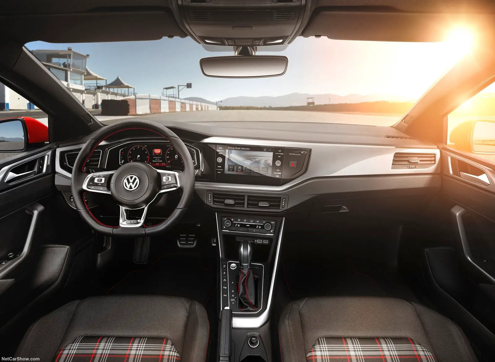 Volkswagen New Polo GTI interior front Dashboard view