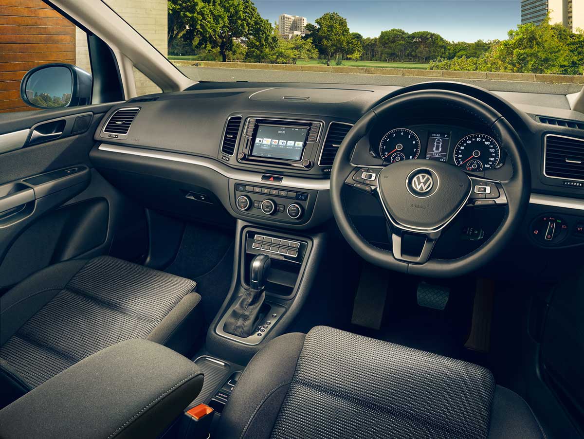 Volkswagen New Sharan interior view