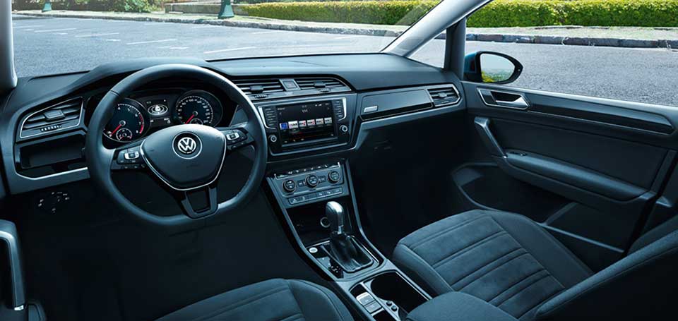 Volkswagen New Touran interior front view