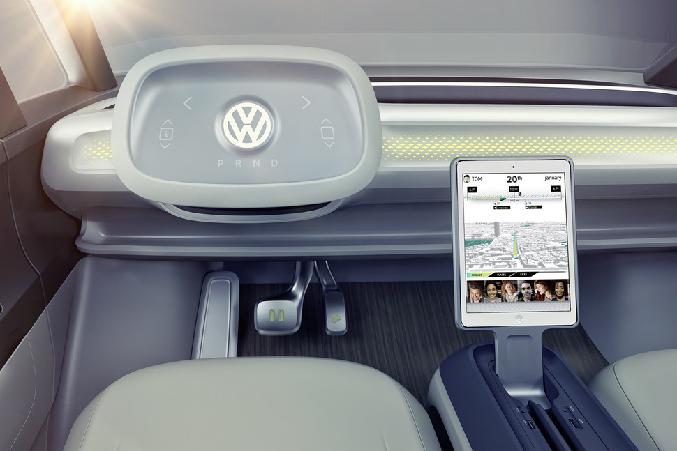 Volkswagen I.D. Buzz interior front Dashboard view