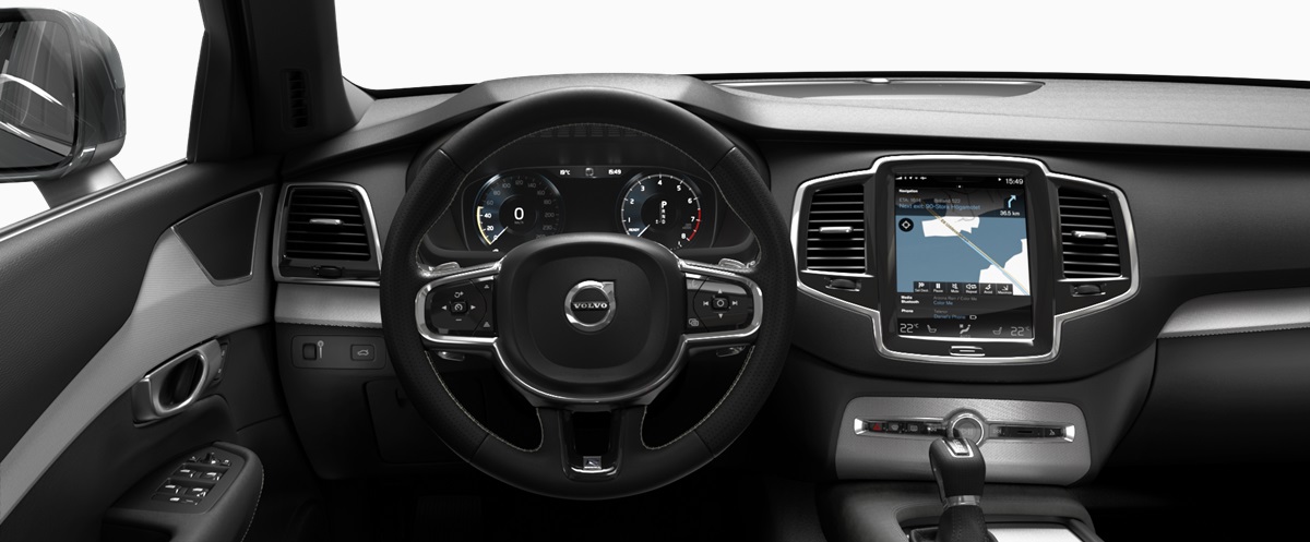 Volvo XC90 T5 AWD R Design interior front view