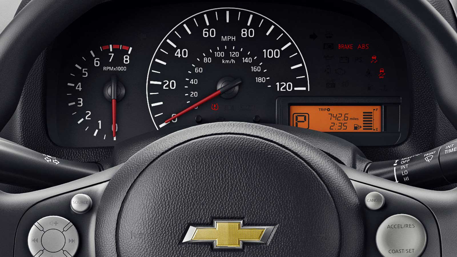 Chevrolet City Express LS Interior speedometer