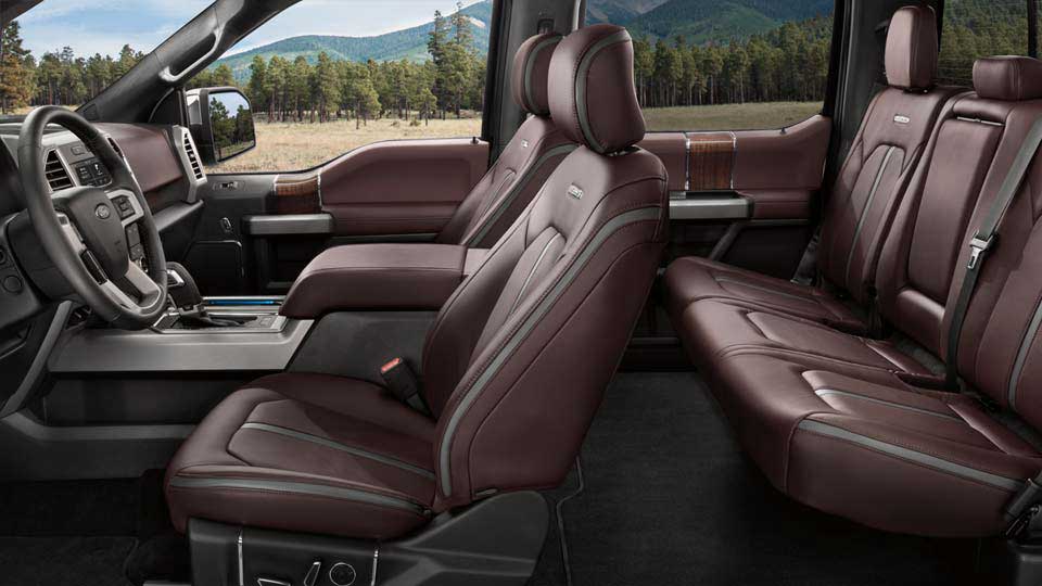 Ford F-150 XL Platinum 2015 Interior seats