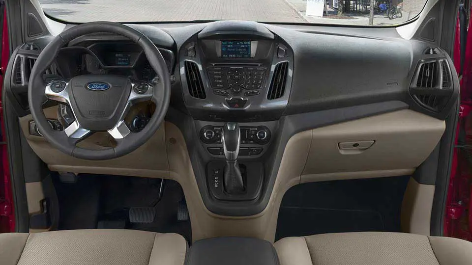 Ford Transit Connect XLT Van Interior steering