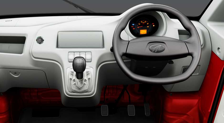 Mahindra Jeeto S Diesel Interior steering