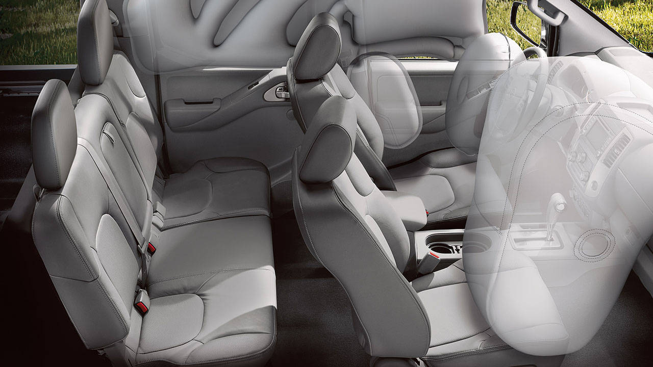 Nissan Frontier S King cab 2016 interior airbag view