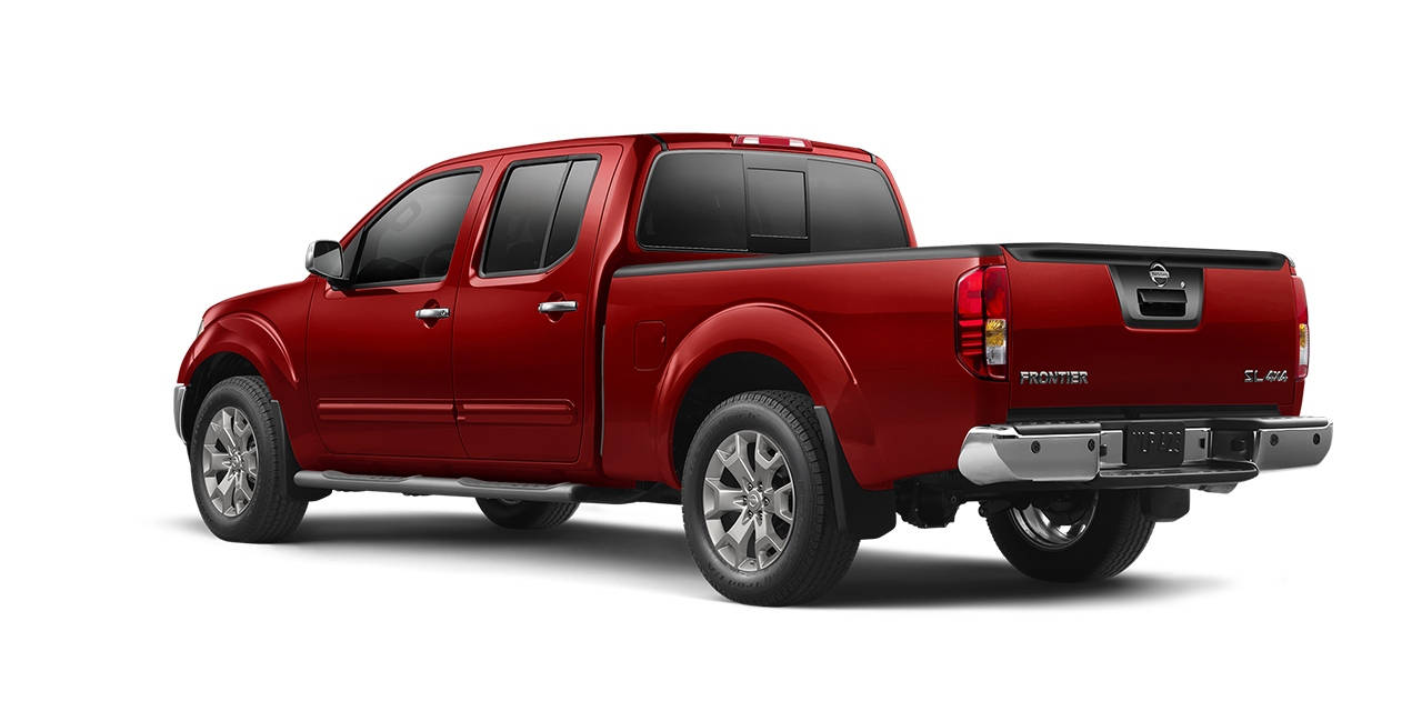 Nissan Frontier SV 4 cylinder King cab rear cross view