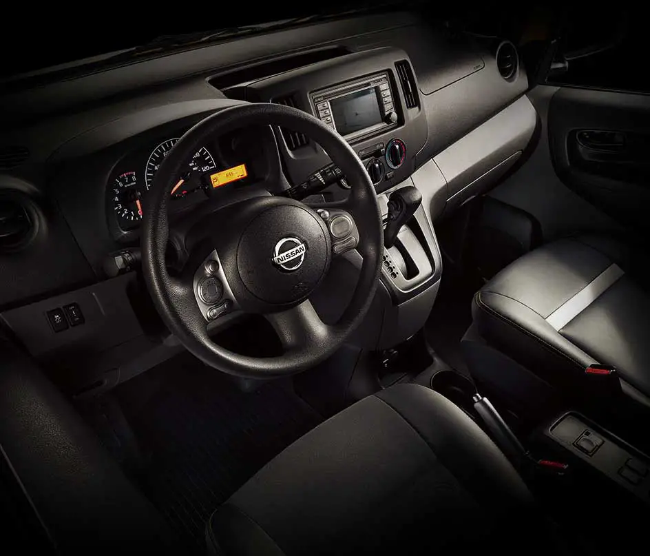 Nissan NV200 Taxi interior steering