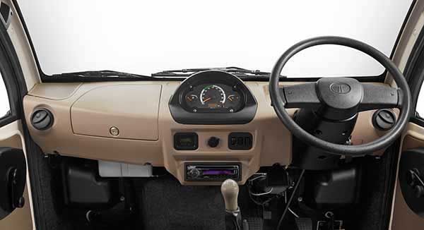 Tata Ace HT Interior front view