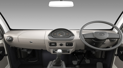 Tata Ace Mega XL interior front view