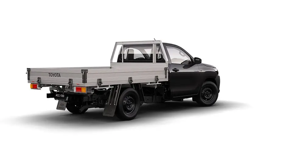 Toyota Hilux WorkMate 4x2 rear cross view