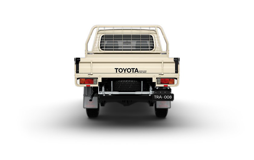 Toyota Land cruiser 70 Double Cab rear cross view