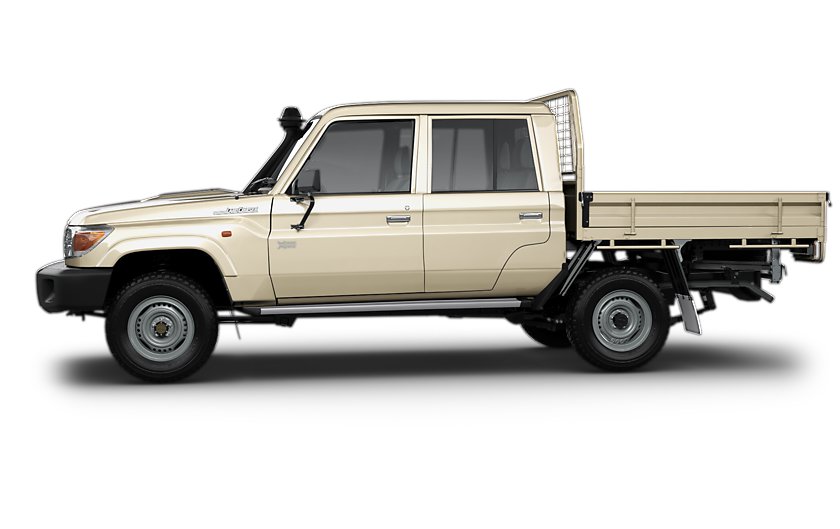 Toyota Land cruiser 70 Double Cab side view