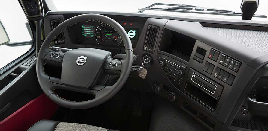 Volvo FMX 440 8x4 Tipper steering view