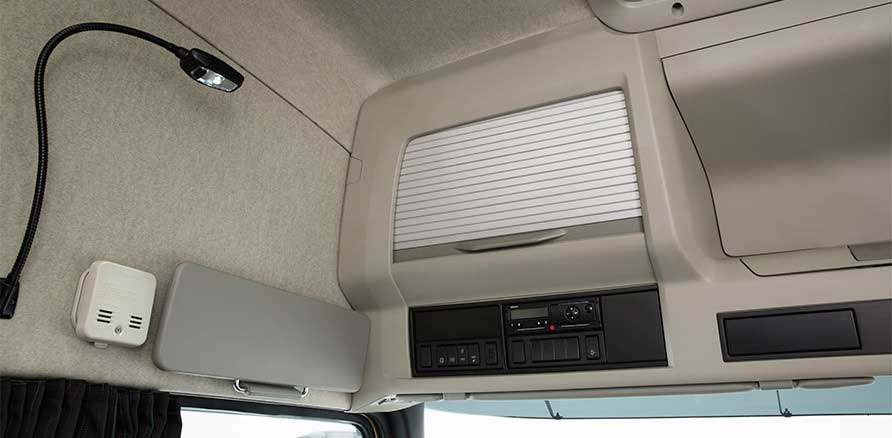 Volvo FMX 440 8x4 Tipper interior storage view