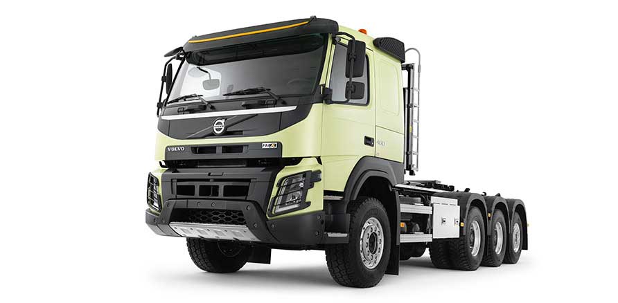Volvo FMX 440 8x4 Tipper front cross view