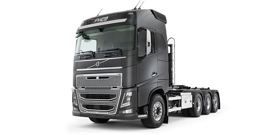 Volvo FH16 8x4 front cross view